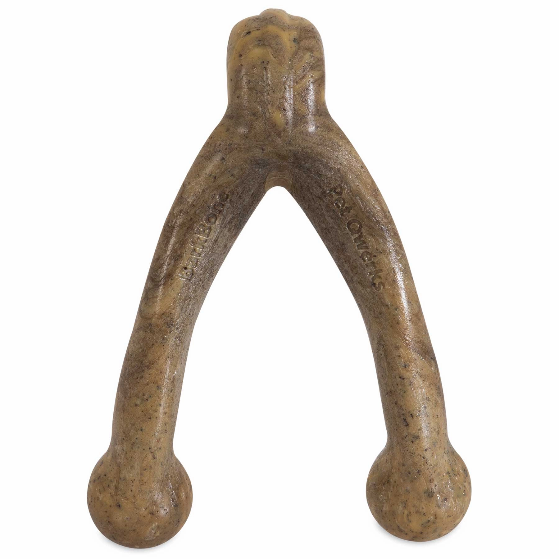 BarkBone Natural Instincts Wishbone Peanut Butter-Infused Nylon Dog Chew