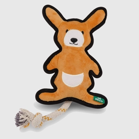 Beco Rough & Tough Recycled Dog Toy, Kangaroo