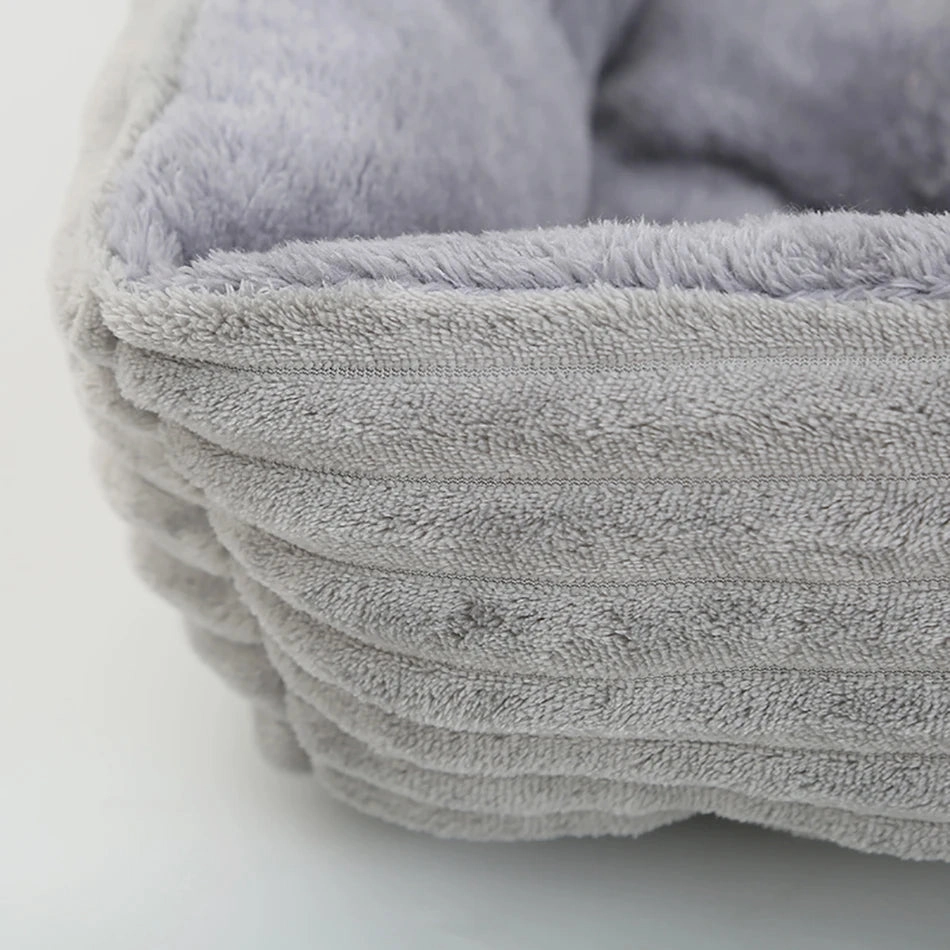 Bed for Dog Cat Pet Square Plush Kennel Medium Small Dog Sofa Bed Cushion Pet Calming Dog Bed House Pet Supplies Accessories