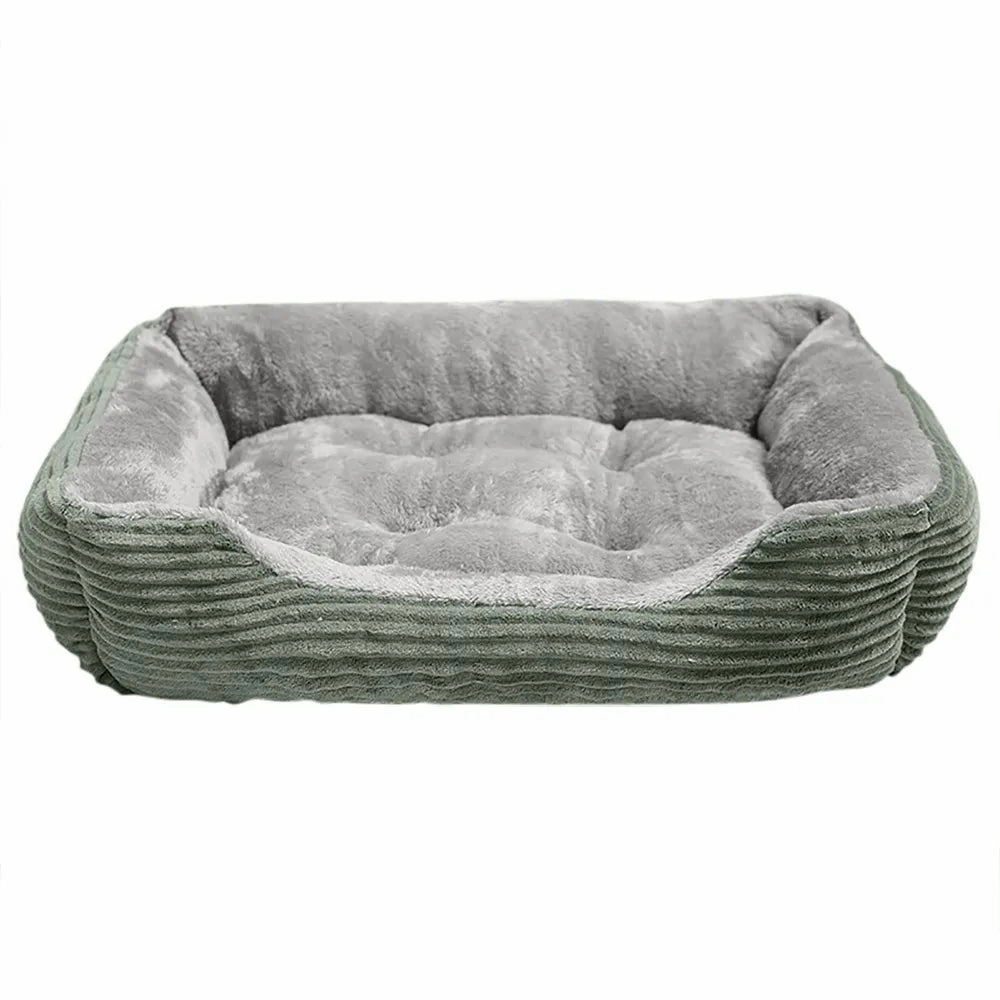 Bed for Dog Cat Pet Square Plush Kennel Medium Small Dog Sofa Bed Cushion Warm Winter Pet Dog Bed House Pet Accessories