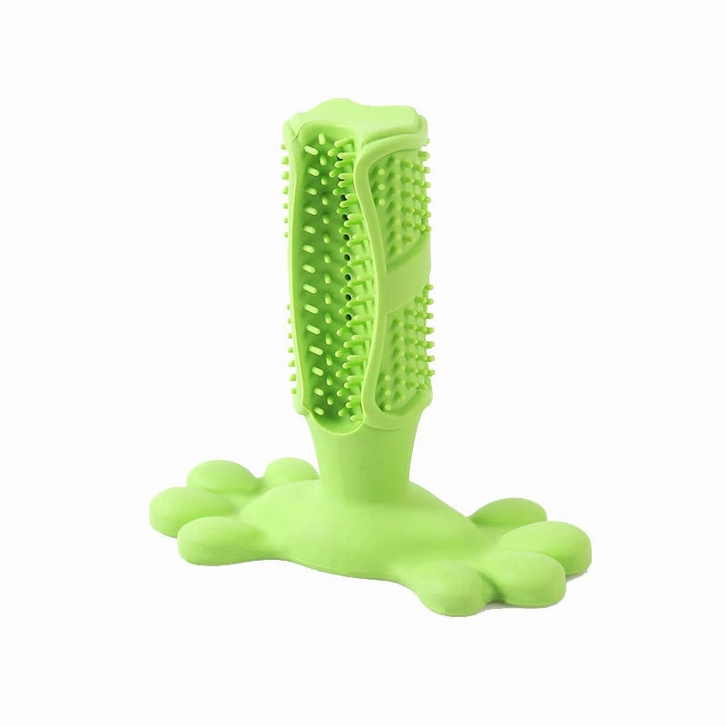 Dog Cactus Interactive Rubber Chew Toys For Small Large Dogs Tooth Cleaning Toothbrush For Small Large Dogs Treat Dispenser Pet