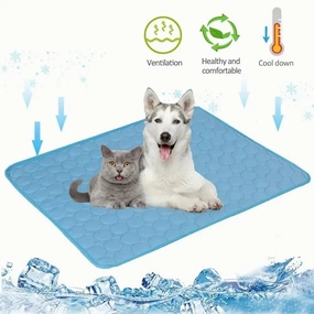 Dog Cooling Mat Summer Pet Cold Bed Extra Large For Small Big Dogs Pet Accessories Cat Durable Blanket Sofa Cat Ice Pad Blanket