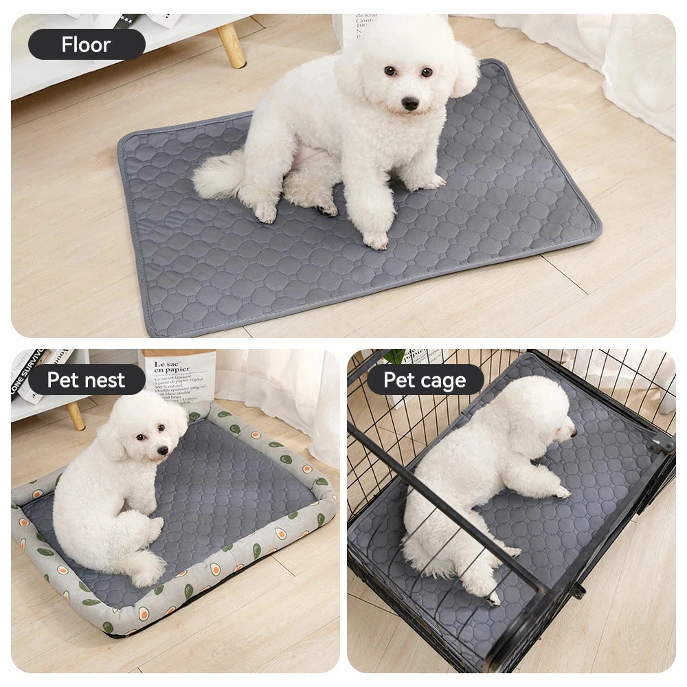 Dog Pee Pad Blanket Reusable Absorbent Diaper Washable Puppy Training Pad Pet Bed Urine Mat For Pet Car Seat Sofa Cover