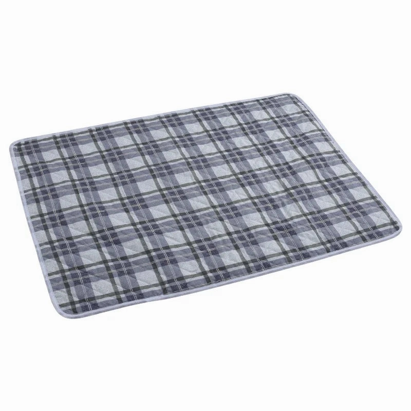 Dog Pee Pad Washable Absorbent Reusable Plaid Style Pet Training Mat Home Outdoor Seat Cover Dog Toilet Mat ?? ?? ????