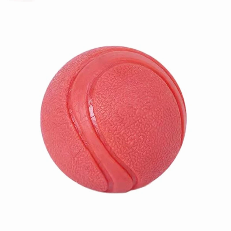 Dog Toy Ball Indestructible Bite-Resistant Elastic Ball Pet Dog Interactive Training To Relieve Boredom Molar Solid Rubber Ball