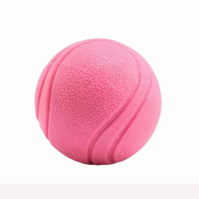 Dog Toy Ball Indestructible Bite-Resistant Elastic Ball Pet Dog Interactive Training To Relieve Boredom Molar Solid Rubber Ball