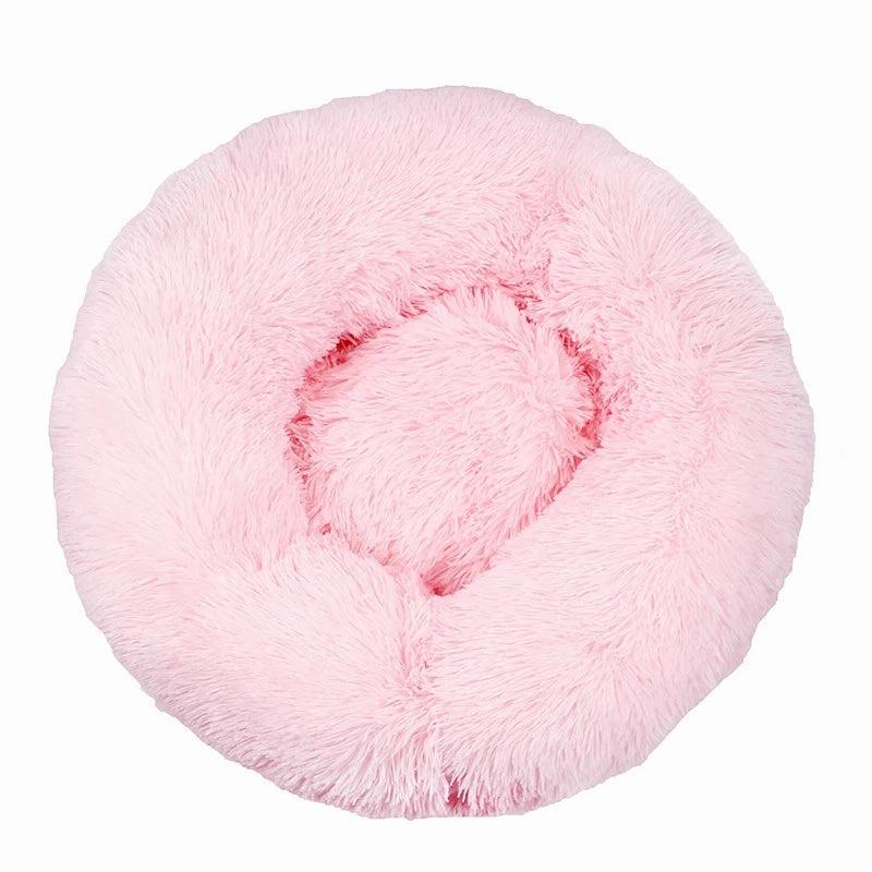 Donut Mand Dog Accessories for Large Dogs Cat's House Plush Pet Bed for Dog XXL Round Mat For Small Medium Animal Calming 100CM