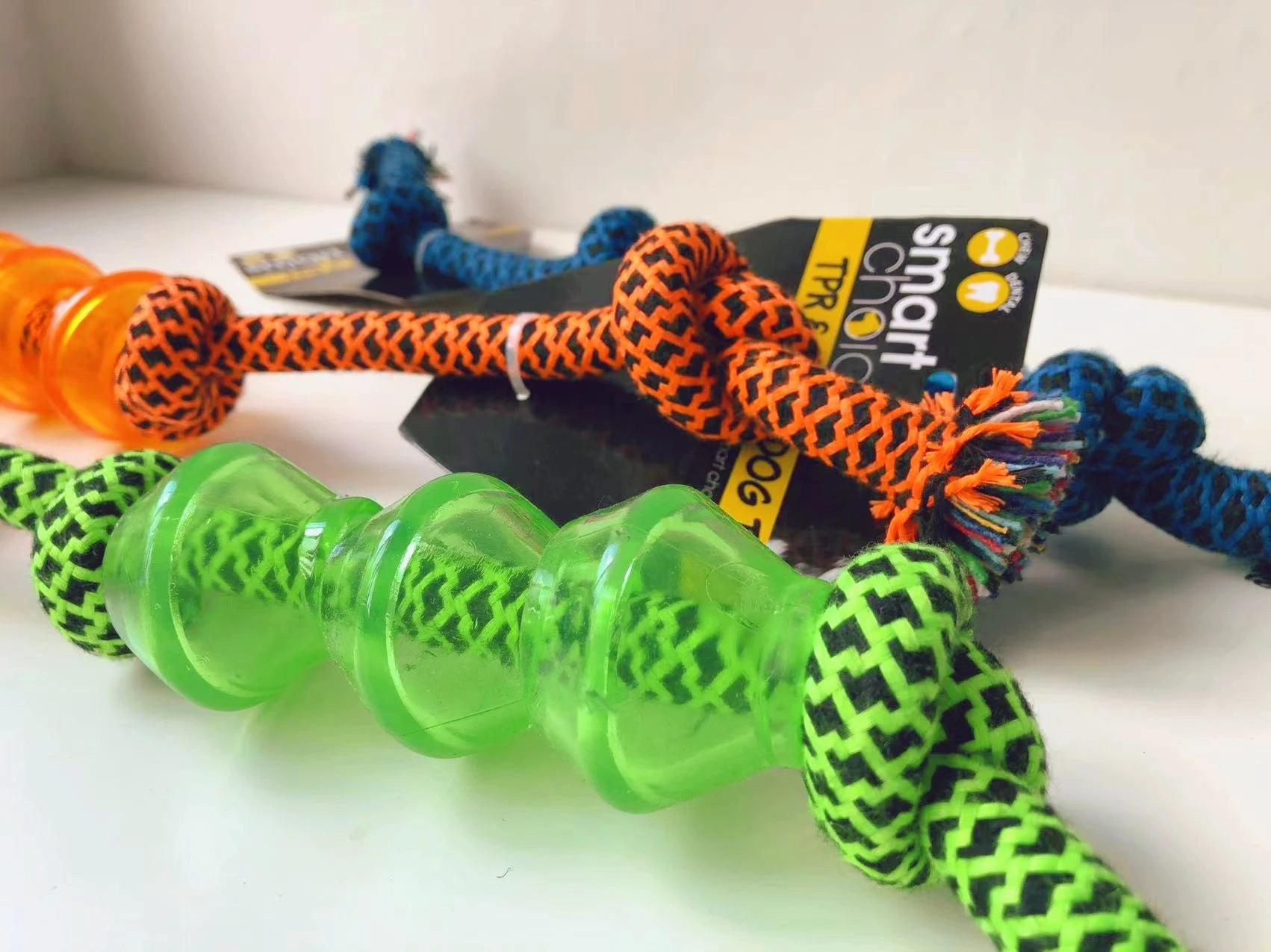 Export European and American Pet the Toy Dog Toy Multi-Color with Fragrant Soft Hard Plastic Rubber Molar Dog Bone Bite-Resistant Summer