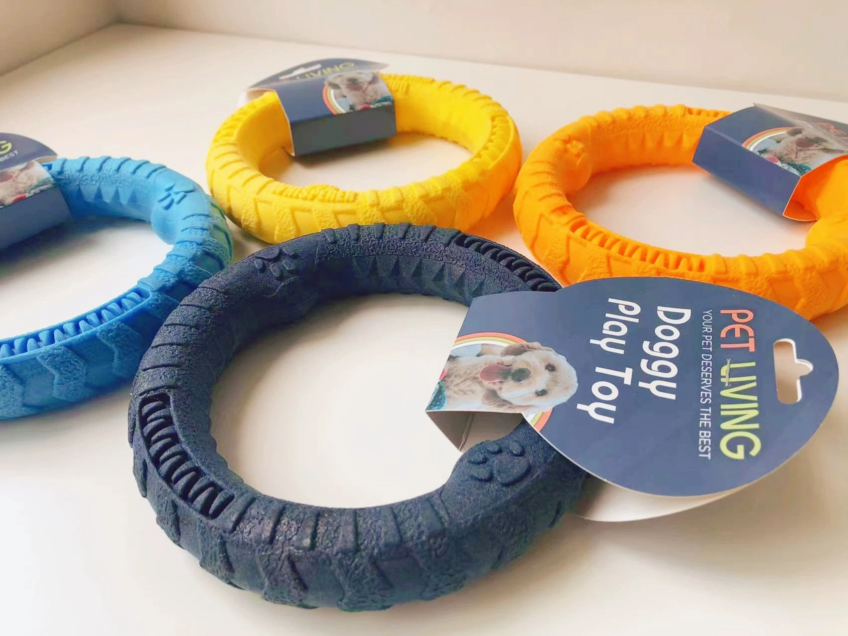 Export European and American Pet the Toy Dog Toy Multi-Color with Fragrant Soft Hard Plastic Rubber Molar Dog Bone Bite-Resistant Summer