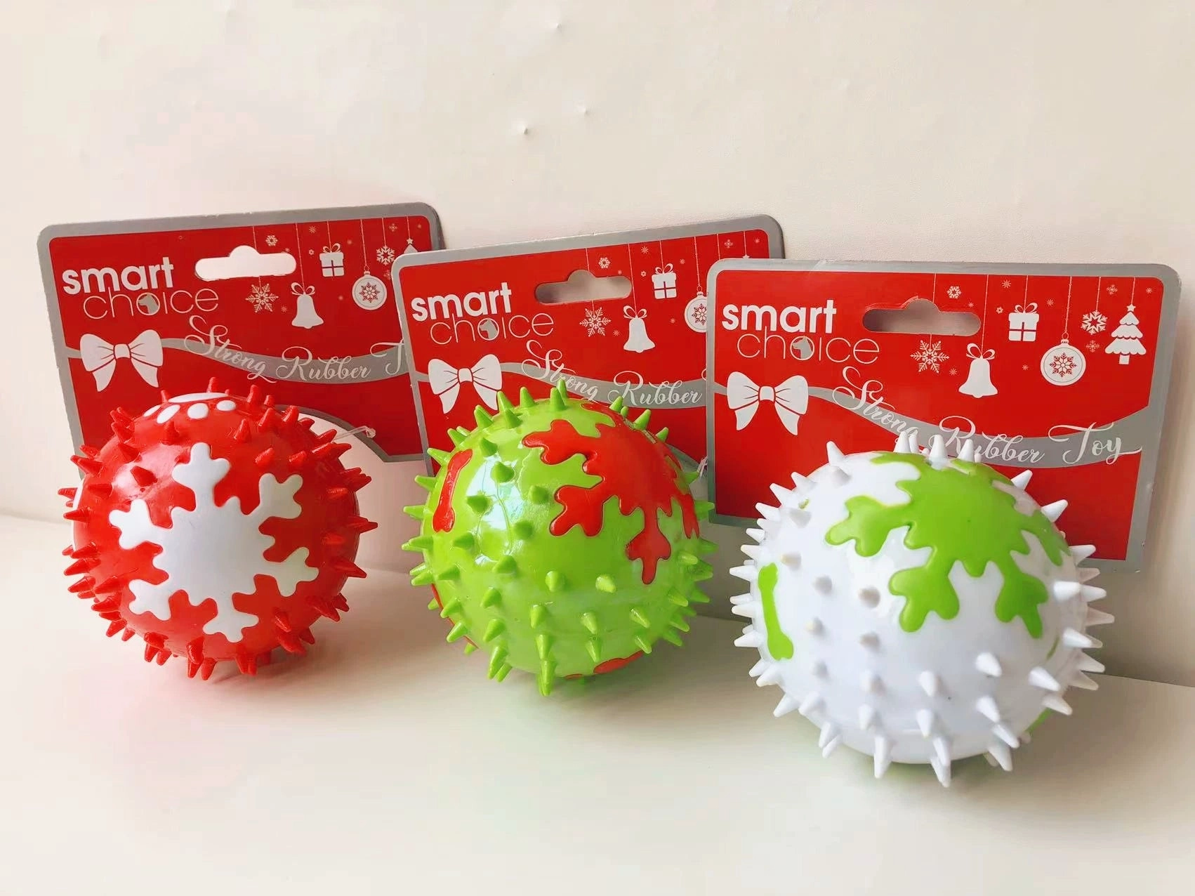 Export European and American Pet the Toy Dog Toy Multi-Color with Fragrant Soft Hard Plastic Rubber Molar Dog Bone Bite-Resistant Summer