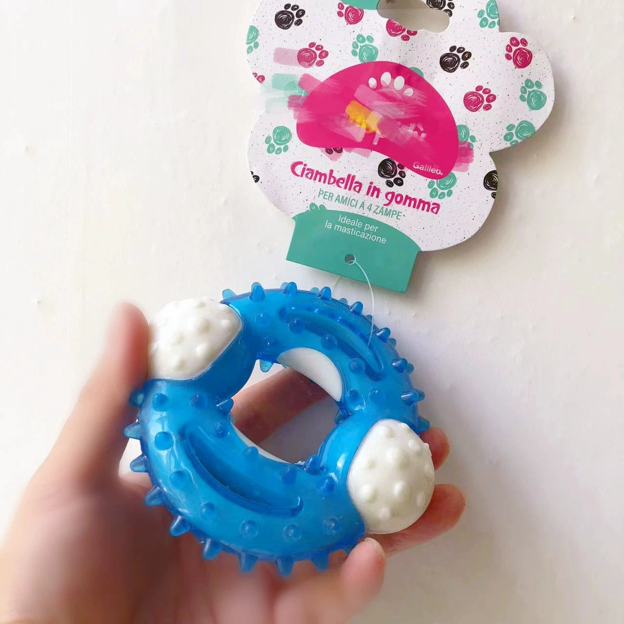 Export European and American Pet the Toy Dog Toy Multi-Color with Fragrant Soft Hard Plastic Rubber Molar Dog Bone Bite-Resistant Summer