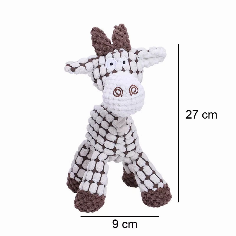 Funny Pet Toy Animals Shape Chew Toys For Dogs Squeaker Puppy Squeak Molar Dog Toy Interactive Training Dog Accessories