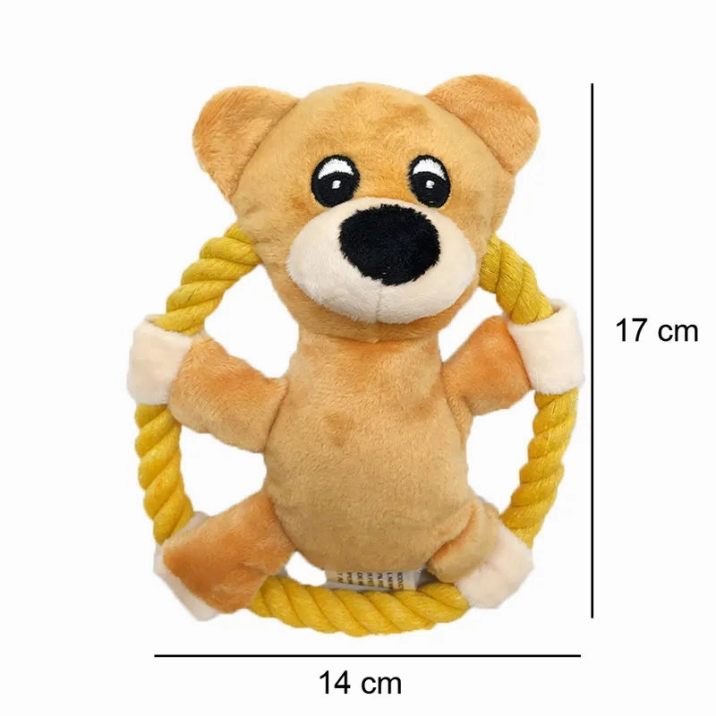 Funny Pet Toy Animals Shape Chew Toys For Dogs Squeaker Puppy Squeak Molar Dog Toy Interactive Training Dog Accessories