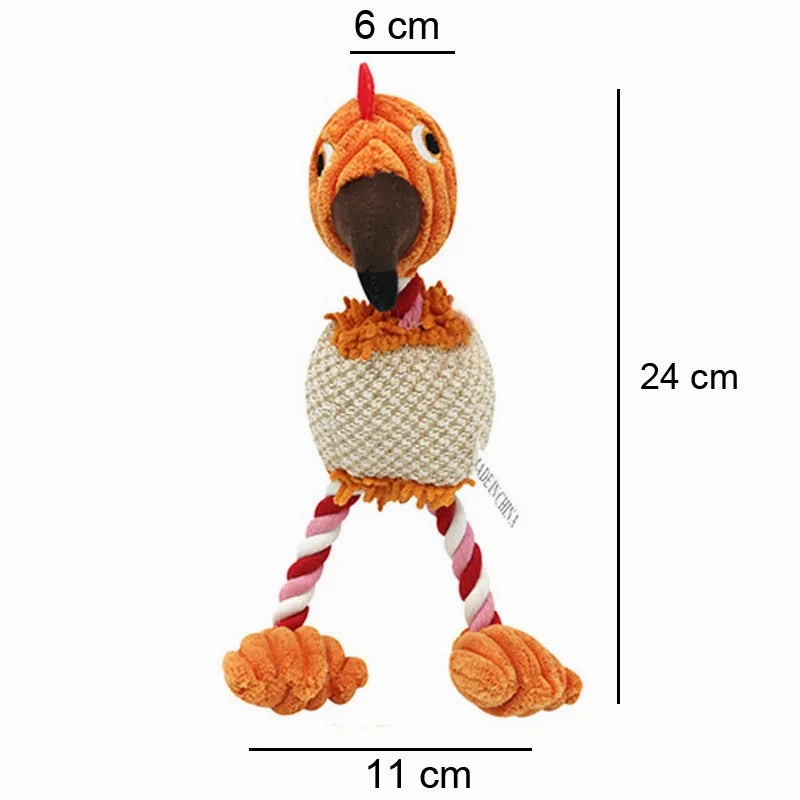 Funny Pet Toy Animals Shape Chew Toys For Dogs Squeaker Puppy Squeak Molar Dog Toy Interactive Training Dog Accessories