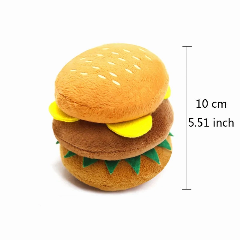 Funny Plush Toys for Dog Squeaky Beer Bottle Food Shape Dog Toy Bite-Resistant Winebottle Chew Toy Pet Supplies Interactive Toys