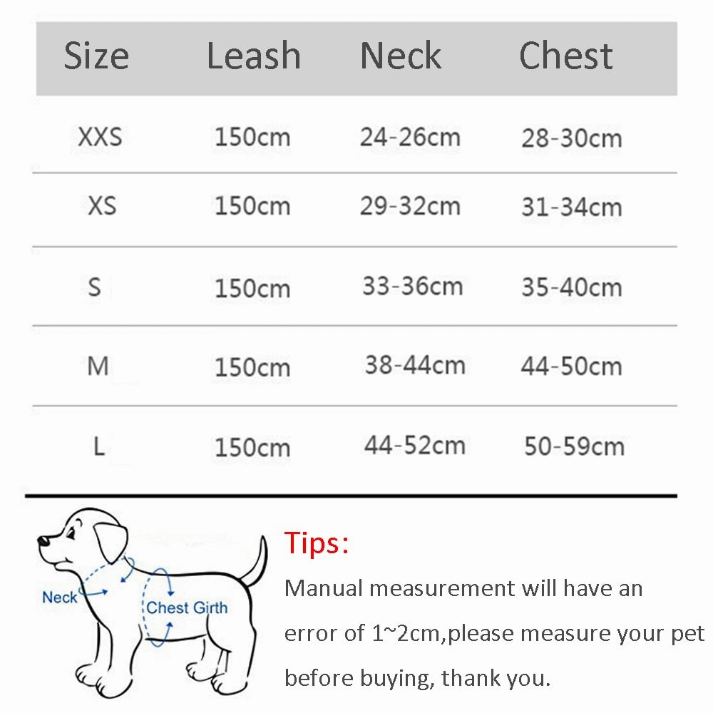 Harness Leash Set for Small Dogs