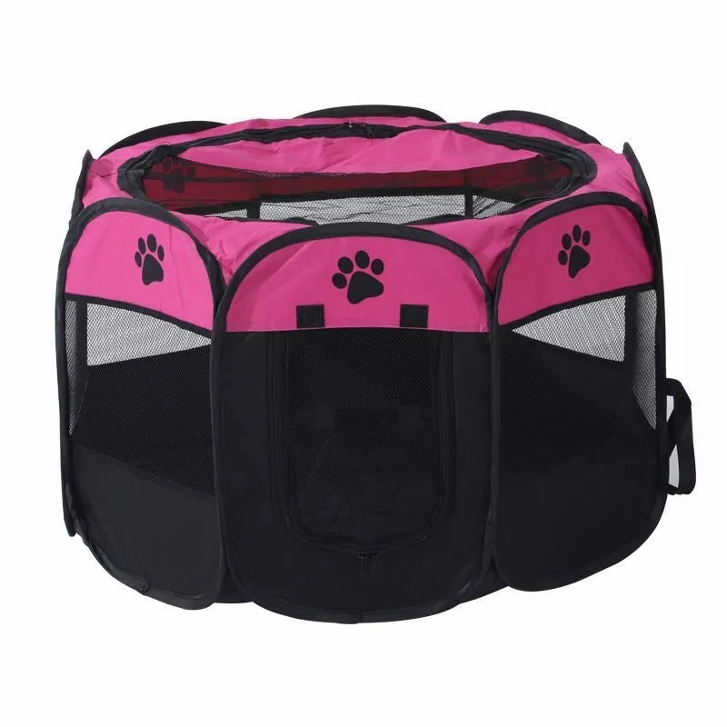 HOOPET Cat Delivery Room Detachable Summer Pet Tent Outdoor Dog Folding Fence Cat Cage Dogs Enclosure Surrounded Pet Supplies