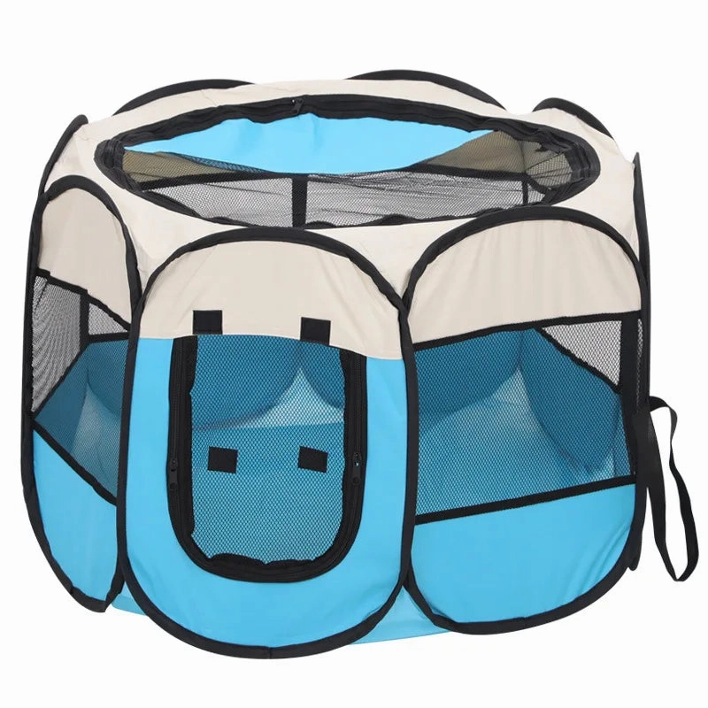 HOOPET Cat Delivery Room Detachable Summer Pet Tent Outdoor Dog Folding Fence Cat Cage Dogs Enclosure Surrounded Pet Supplies