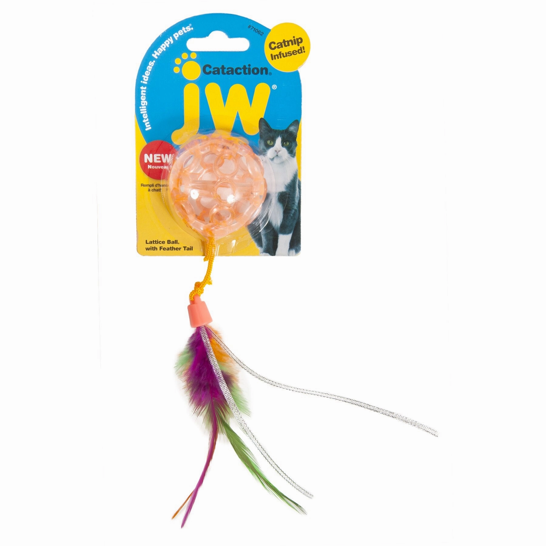 JW Cataction Lattice Ball Cat Toy