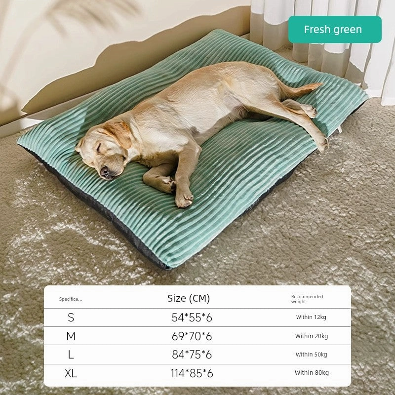 Kennel Winter Warm Pet Mattresses All Year Round Neutral Sleep Medium Large Dog Mat Pet Cat Nest Sofa Bed