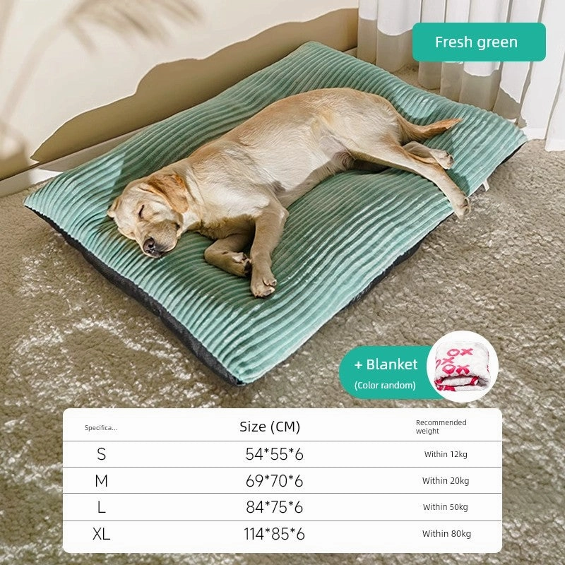 Kennel Winter Warm Pet Mattresses All Year Round Neutral Sleep Medium Large Dog Mat Pet Cat Nest Sofa Bed