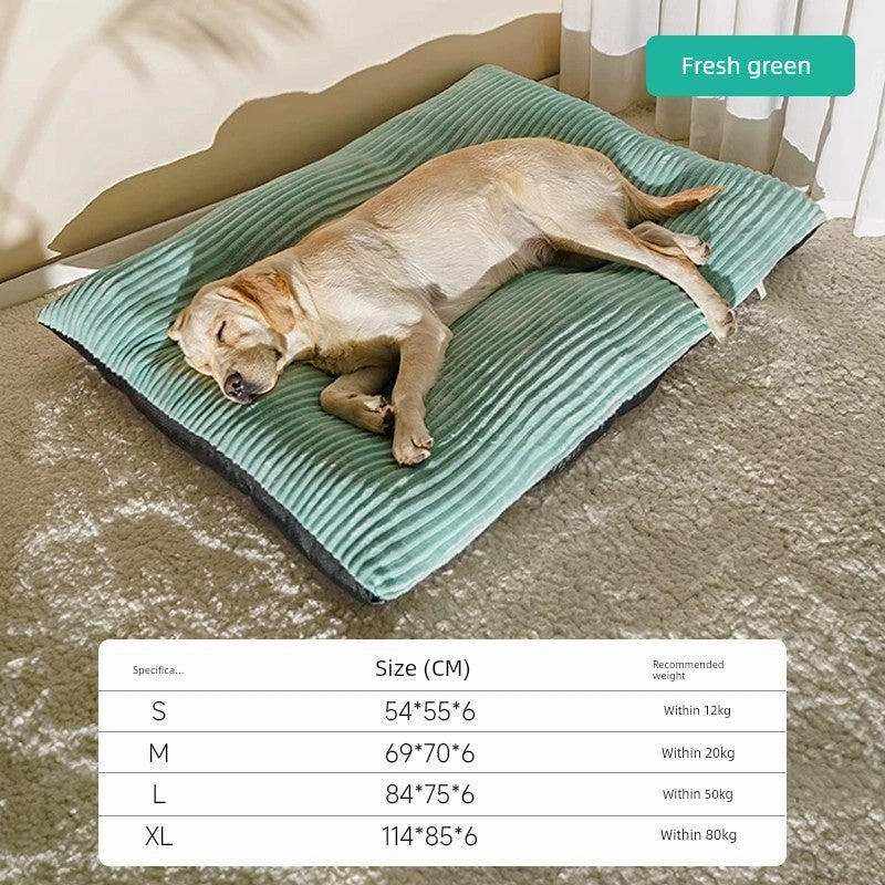 Kennel Winter Warm Pet Mattresses All Year Round Neutral Sleep Medium Large Dog Mat Pet Cat Nest Sofa Bed