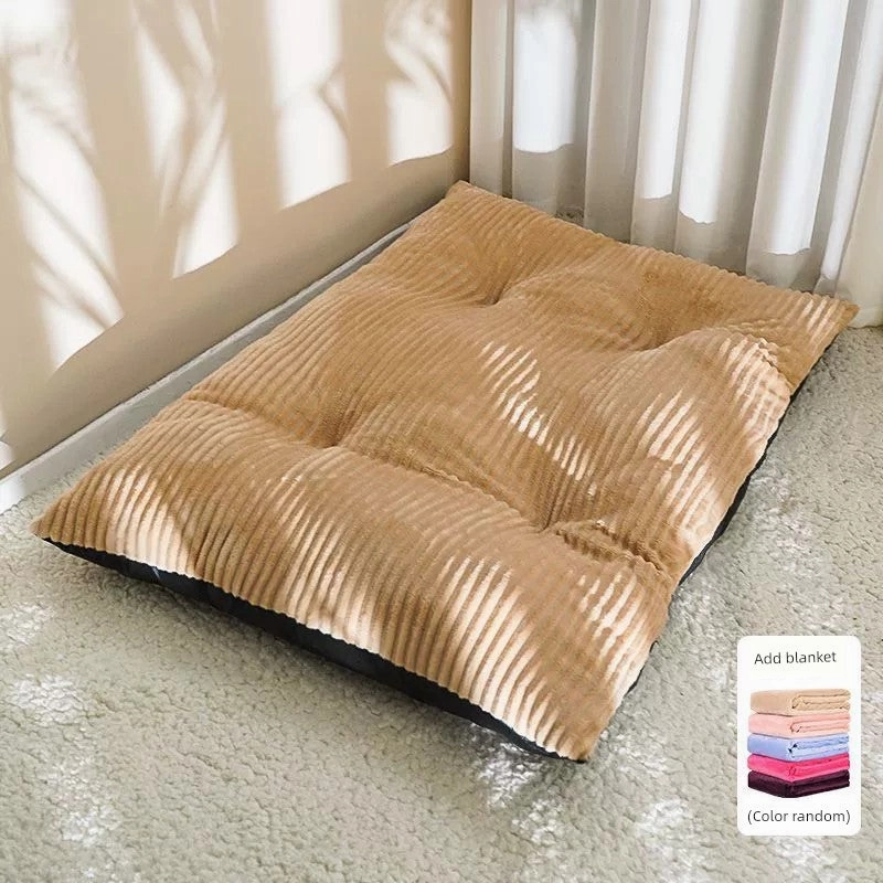 Kennel Winter Warm Pet Mattresses All Year Round Neutral Sleep Medium Large Dog Mat Pet Cat Nest Sofa Bed
