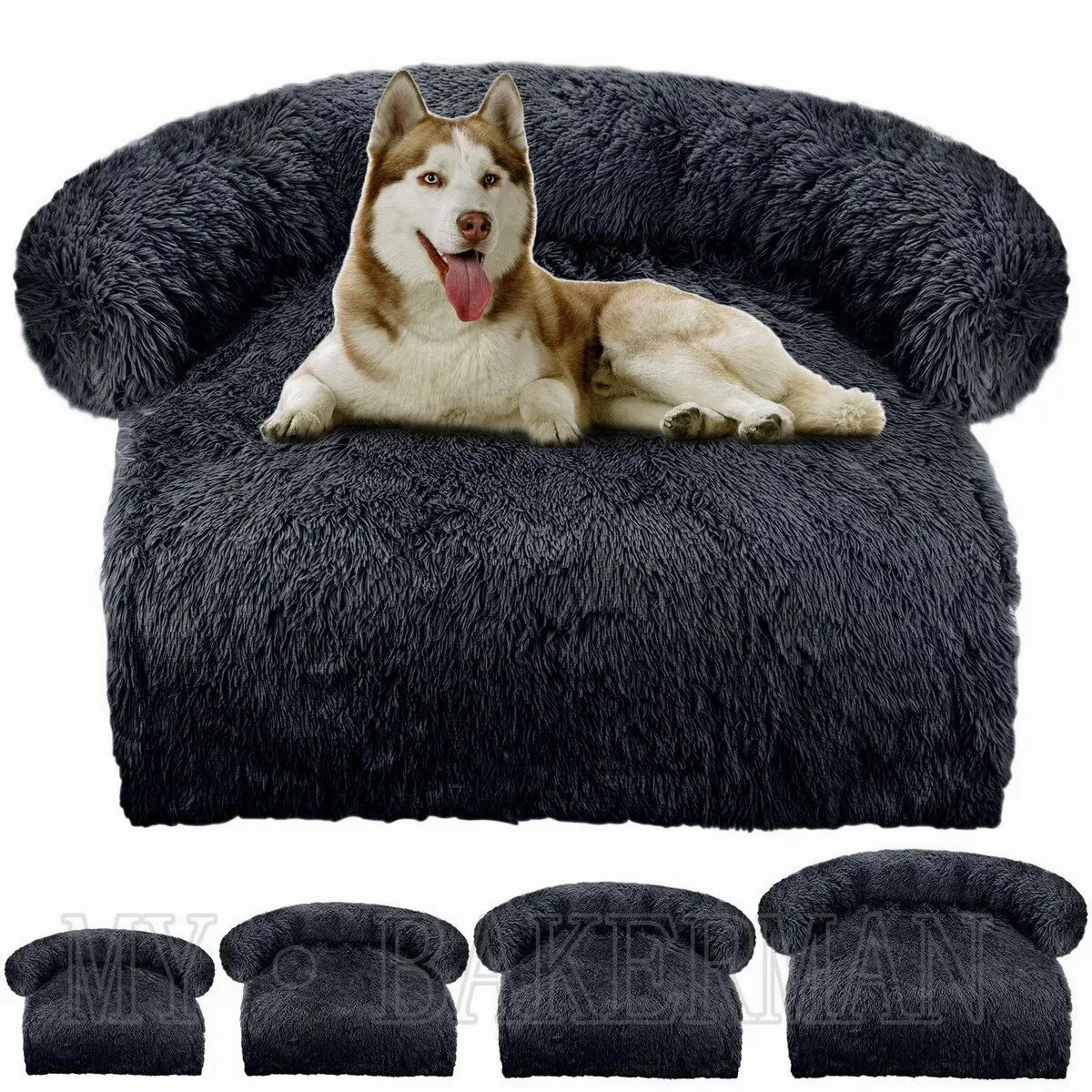 Large Dog Sofa BedPet Dog BedSofa Dog Pet Comfort BedWarm NestWashable Soft FurnitureProtective PadsCat Blanket