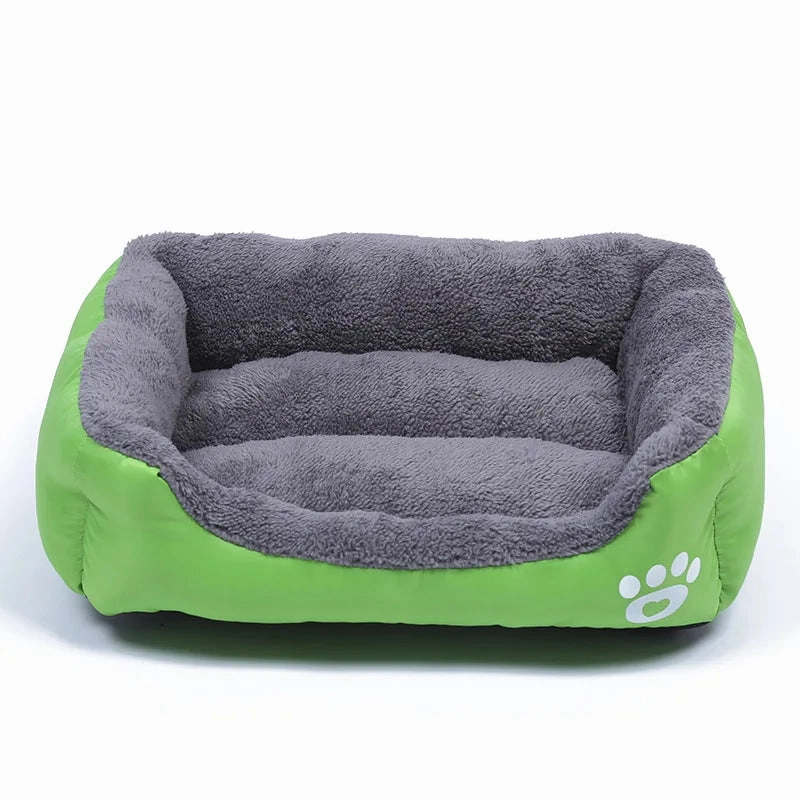 Large Pet Cat Dog Bed Square Plush Kennel Summer Washable Cat Mat Waterproof Mattress Pet Cushion Medium Large Dogs Pet Supplies