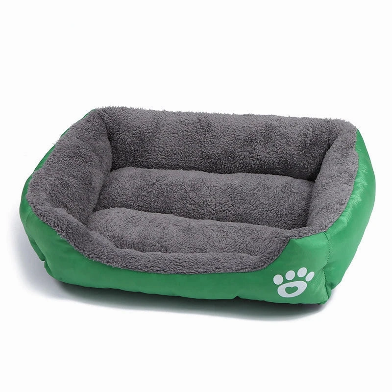 Large Square Nest S-3XL Pet Large Dog Bed for Small Medium Dogs Soft Fleece Nest Big Dog Sofa Bed Winter Warm Cat House for Pet