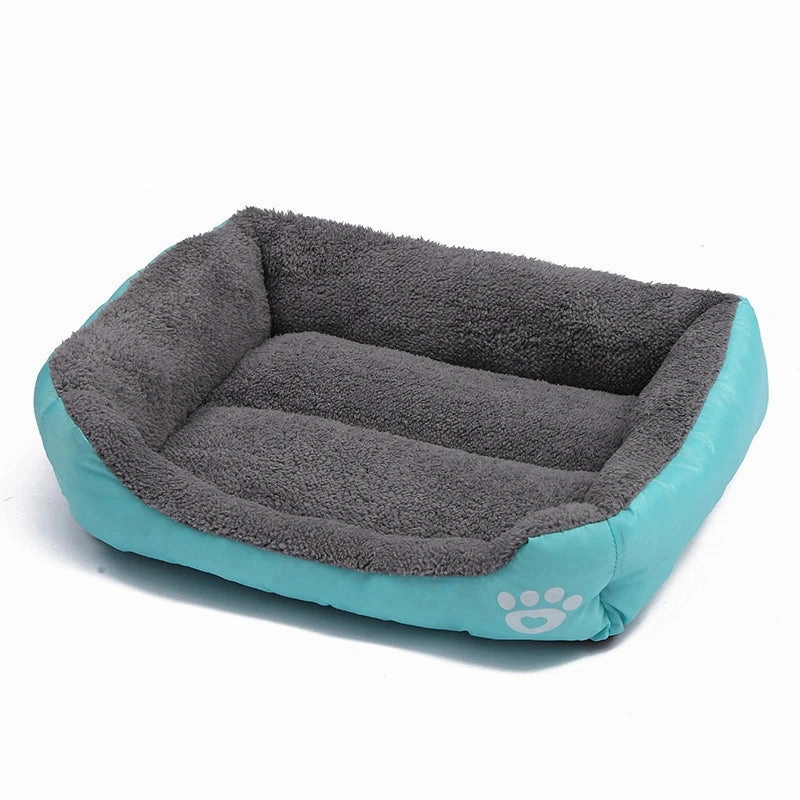 Large Square Nest S-3XL Pet Large Dog Bed for Small Medium Dogs Soft Fleece Nest Big Dog Sofa Bed Winter Warm Cat House for Pet