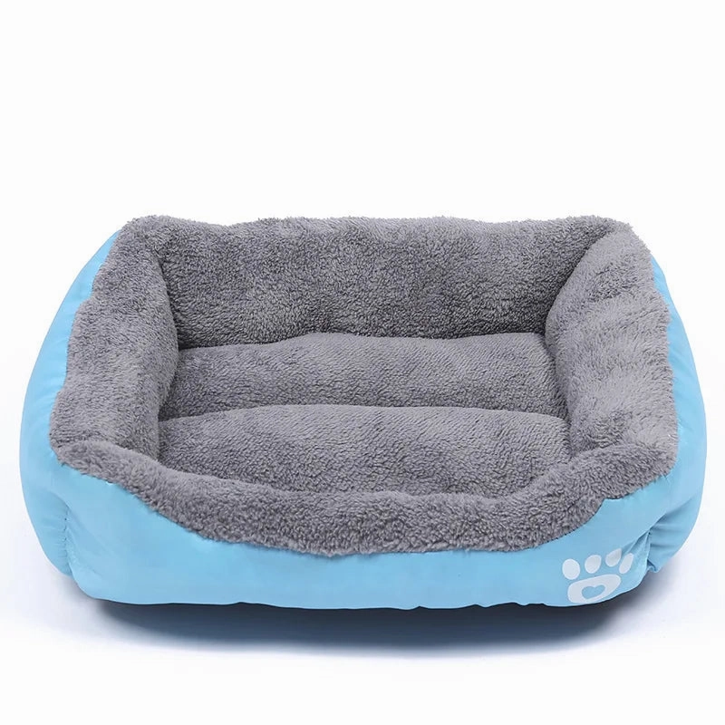 Large Square Nest S-3XL Pet Large Dog Bed for Small Medium Dogs Soft Fleece Nest Big Dog Sofa Bed Winter Warm Cat House for Pet