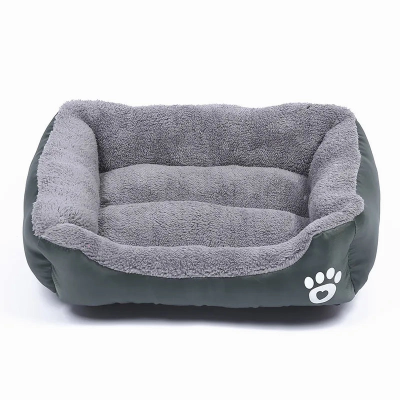 Large Square Nest S-3XL Pet Large Dog Bed for Small Medium Dogs Soft Fleece Nest Big Dog Sofa Bed Winter Warm Cat House for Pet