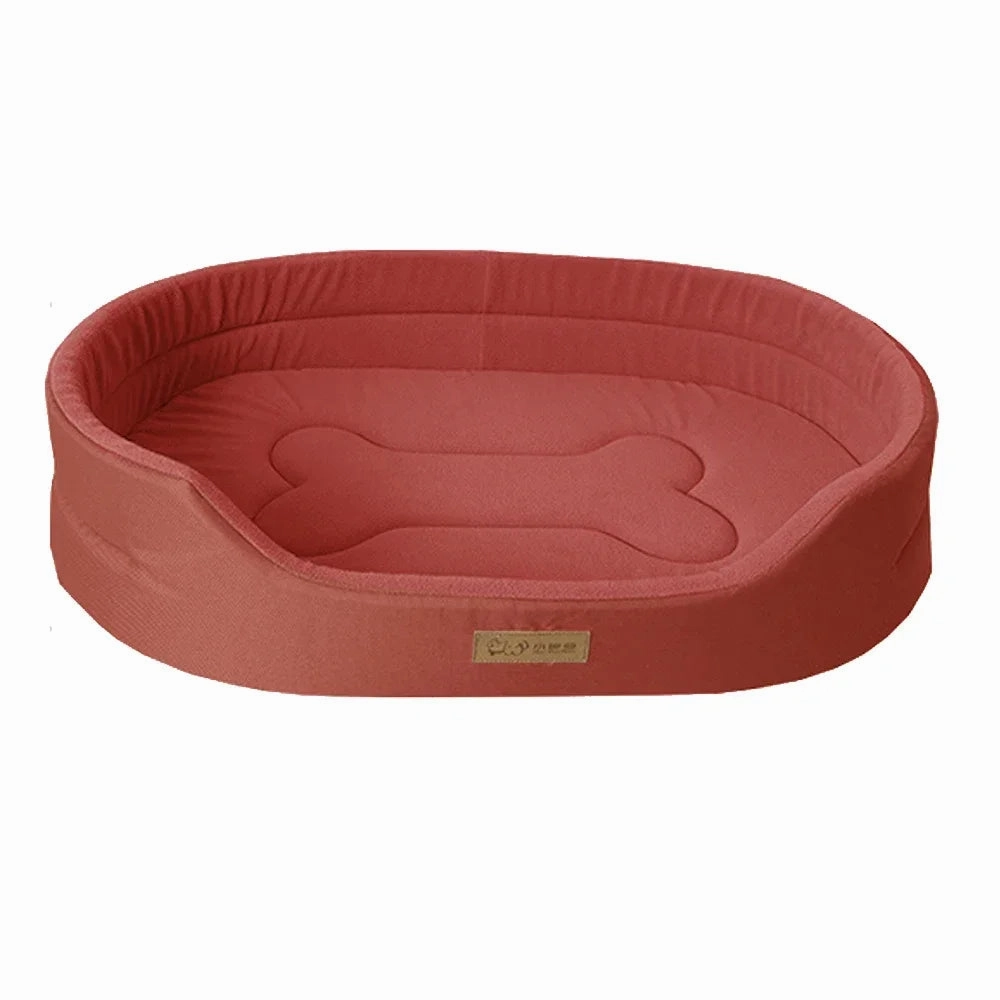 Medium Dog Bed Wear-resistant Dog Sofa Bed Oxford Cloth Waterproof and Anti-urine Dual-Purpose Inner Pad Washable Pet Cat House