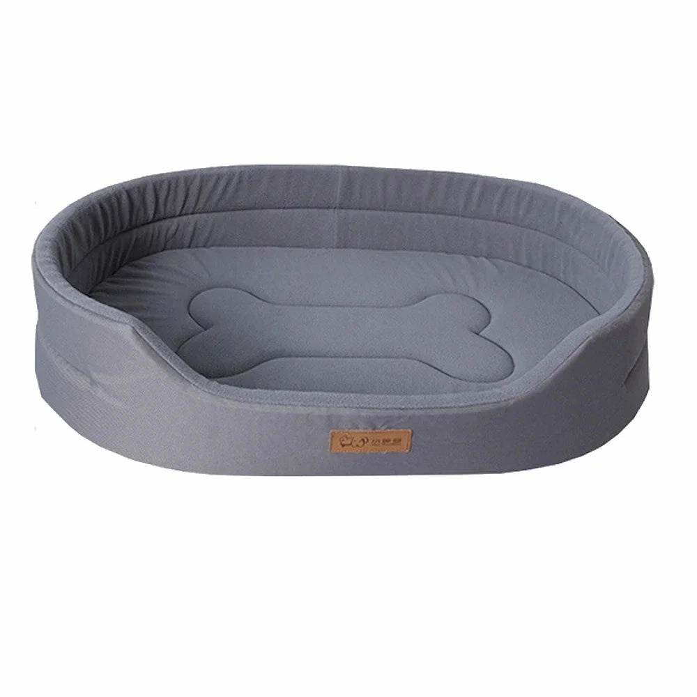 Medium Dog Bed Wear-resistant Dog Sofa Bed Oxford Cloth Waterproof and Anti-urine Dual-Purpose Inner Pad Washable Pet Cat House
