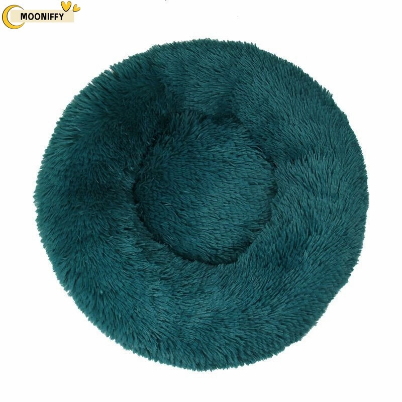 Pet Dog Bed Comfortable Donut Round Dog Kennel Ultra Soft Washable Dog and Cat Cushion Bed Winter Warm Sofa