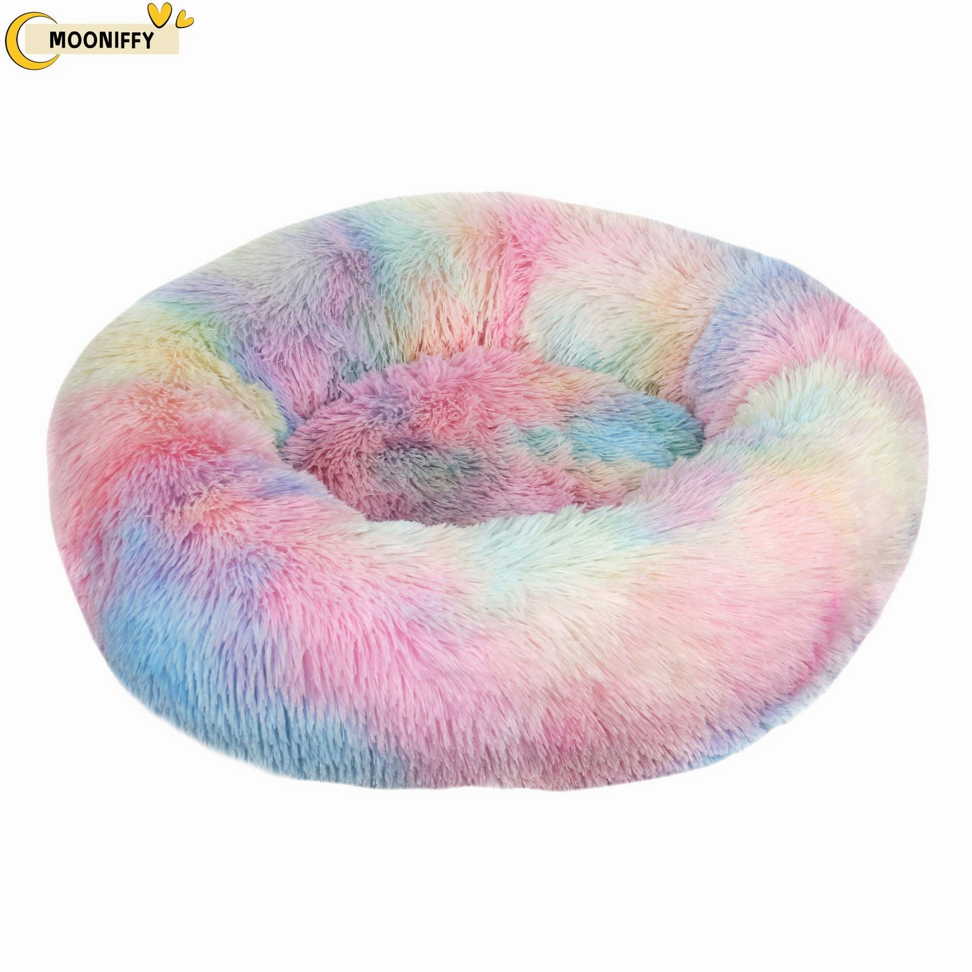 Pet Dog Bed Comfortable Donut Round Dog Kennel Ultra Soft Washable Dog and Cat Cushion Bed Winter Warm Sofa
