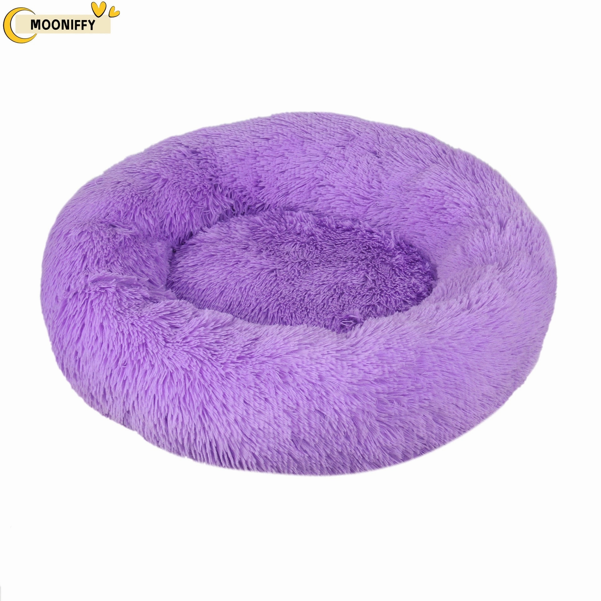 Pet Dog Bed Comfortable Donut Round Dog Kennel Ultra Soft Washable Dog and Cat Cushion Bed Winter Warm Sofa