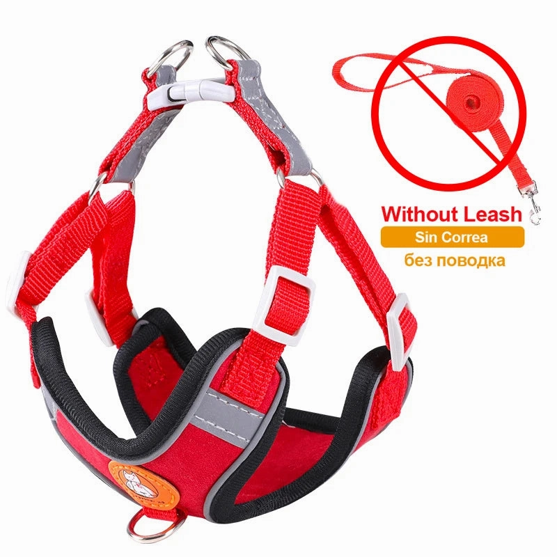 Pet Dog harness No Pull Breathable Reflective Dog harness and Leash Set Adjustable Harness Dog For kitten Puppy Pet accessories