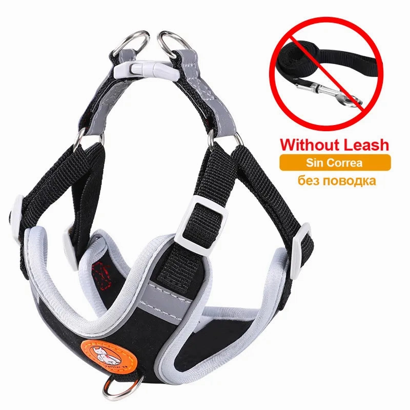Pet Dog harness No Pull Breathable Reflective Dog harness and Leash Set Adjustable Harness Dog For kitten Puppy Pet accessories