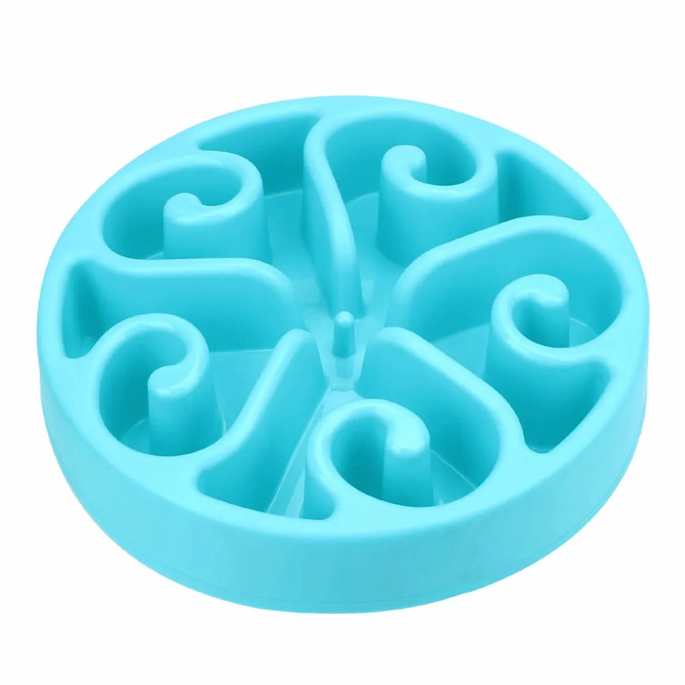 Pet Dog Prevent Obesity Puppy Slow Down Eating Feeder Accessories Cat Dog Healthy Diet Dish Plate Dog Slow Eat Bowl