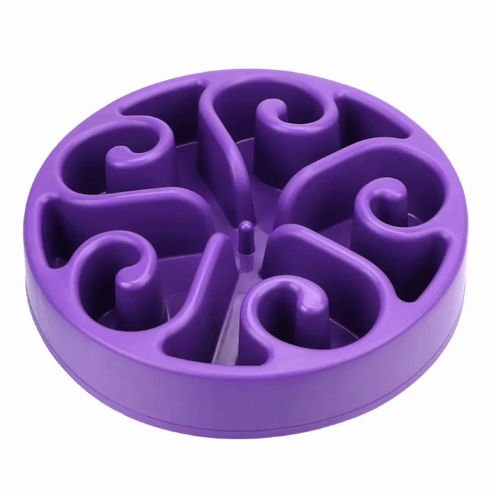 Pet Dog Prevent Obesity Puppy Slow Down Eating Feeder Accessories Cat Dog Healthy Diet Dish Plate Dog Slow Eat Bowl