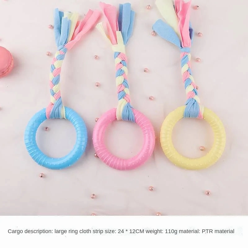 Pet Dog Toy Ball Molar Clean Teeth for Small Dog Puppy Teething Chew Toys Dog Accessories Cute Puppy Rope Toys 1pc