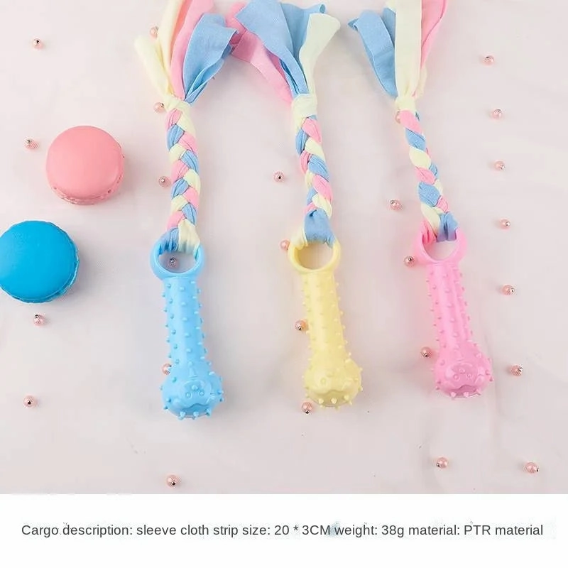 Pet Dog Toy Ball Molar Clean Teeth for Small Dog Puppy Teething Chew Toys Dog Accessories Cute Puppy Rope Toys 1pc