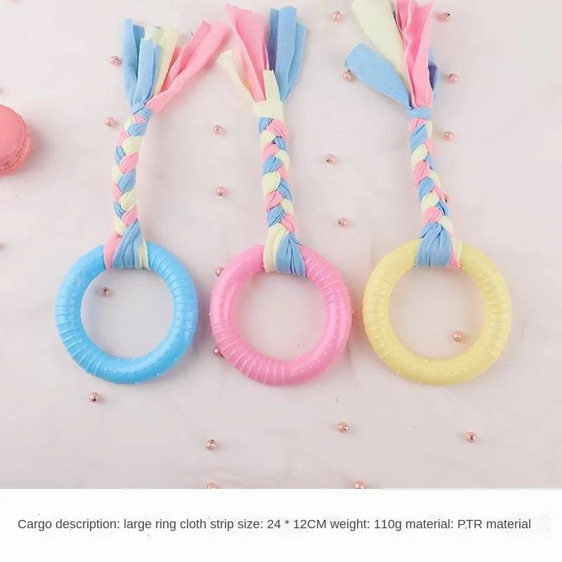 Pet Dog Toy Ball Molar Clean Teeth for Small Dog Puppy Teething Chew Toys Dog Accessories Cute Puppy Rope Toys 1pc