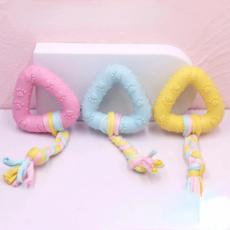 Pet Dog Toy Ball Molar Clean Teeth for Small Dog Puppy Teething Chew Toys Dog Accessories Cute Puppy Rope Toys 1pc