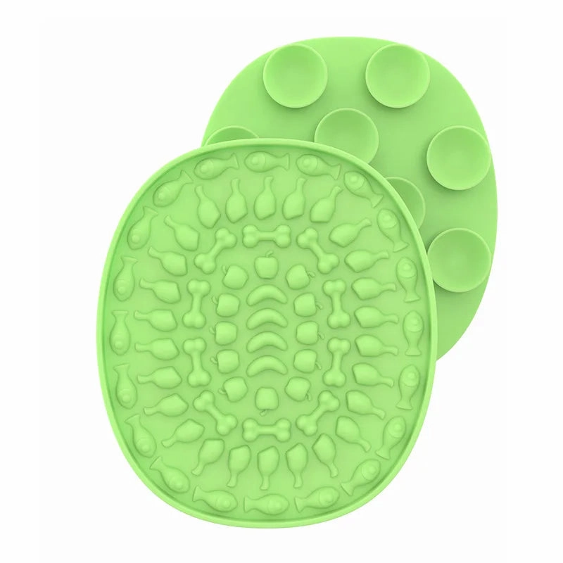 Pet Products Mat For Dogs Cats Slow Food Bowls With Suction Cup Feeding Food Silicone Lick Pad Dog Slow Feeders Treat Dispensing