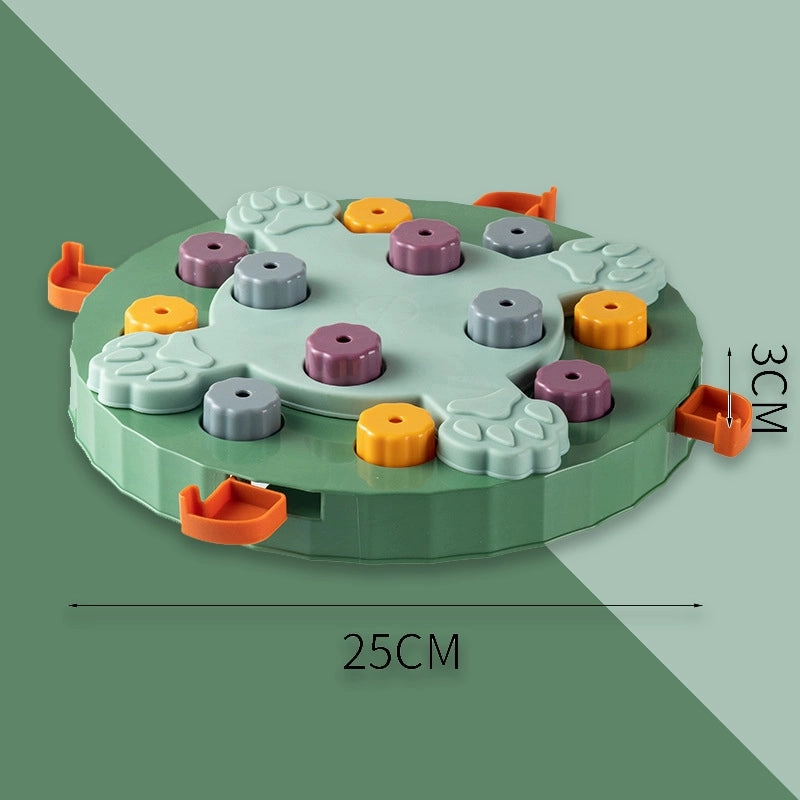 Pet Puzzle Food Dropping Ball Dog Bowl Cat Bowl Smell Feeder Maze Slow Food Plate Dog Training Stuffy Fengrong Toy