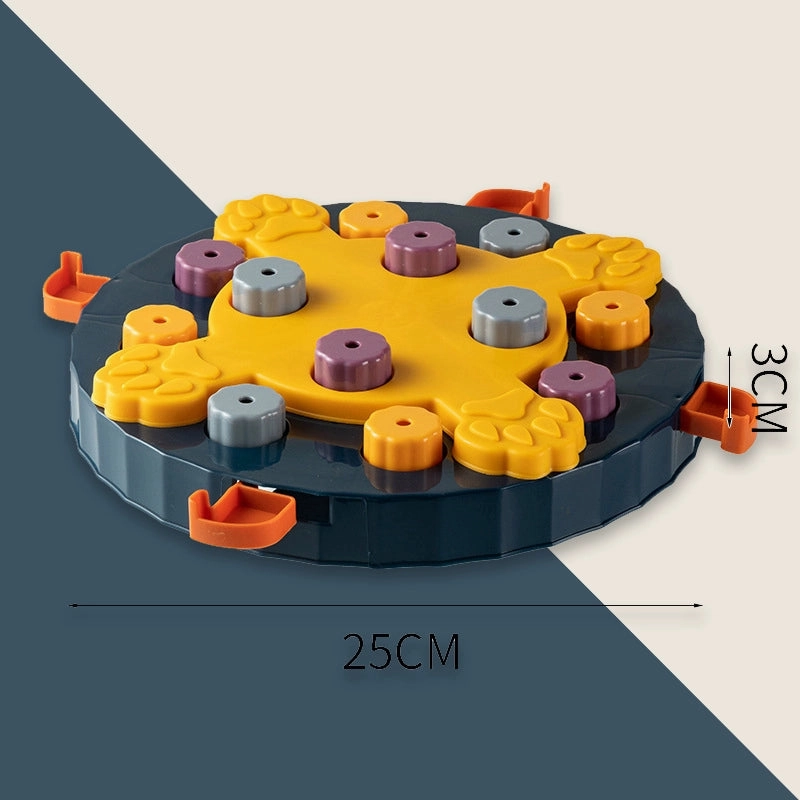 Pet Puzzle Food Dropping Ball Dog Bowl Cat Bowl Smell Feeder Maze Slow Food Plate Dog Training Stuffy Fengrong Toy