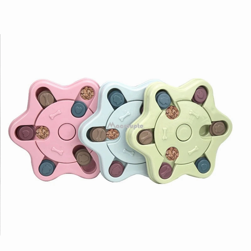Pet Puzzle Toys Interactive Slow Feeder Food Dispenser Non-Slip Bowl For Dog Pressure-relieving Dog Training Supplies 2023 New